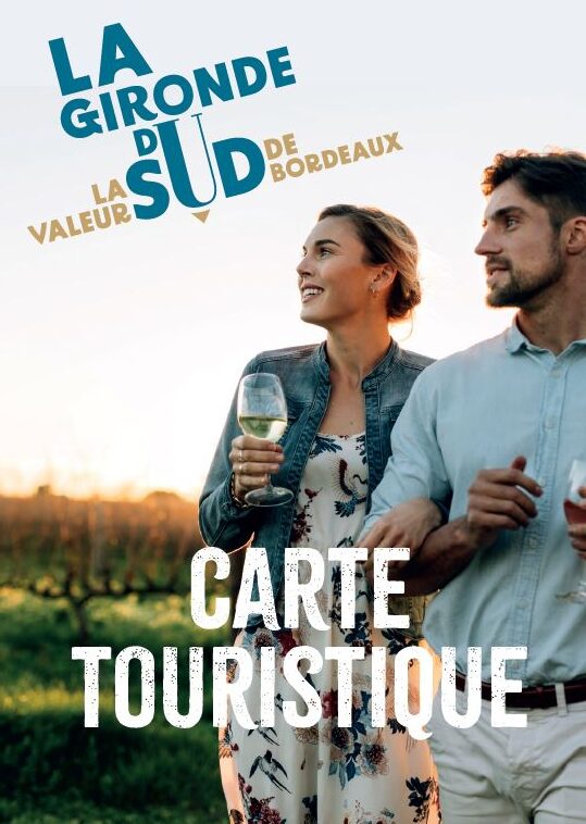 Carte touristique La Gironde du Sud
