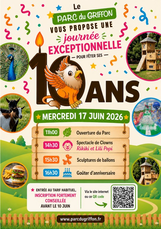 10 ans Parc du Griffon