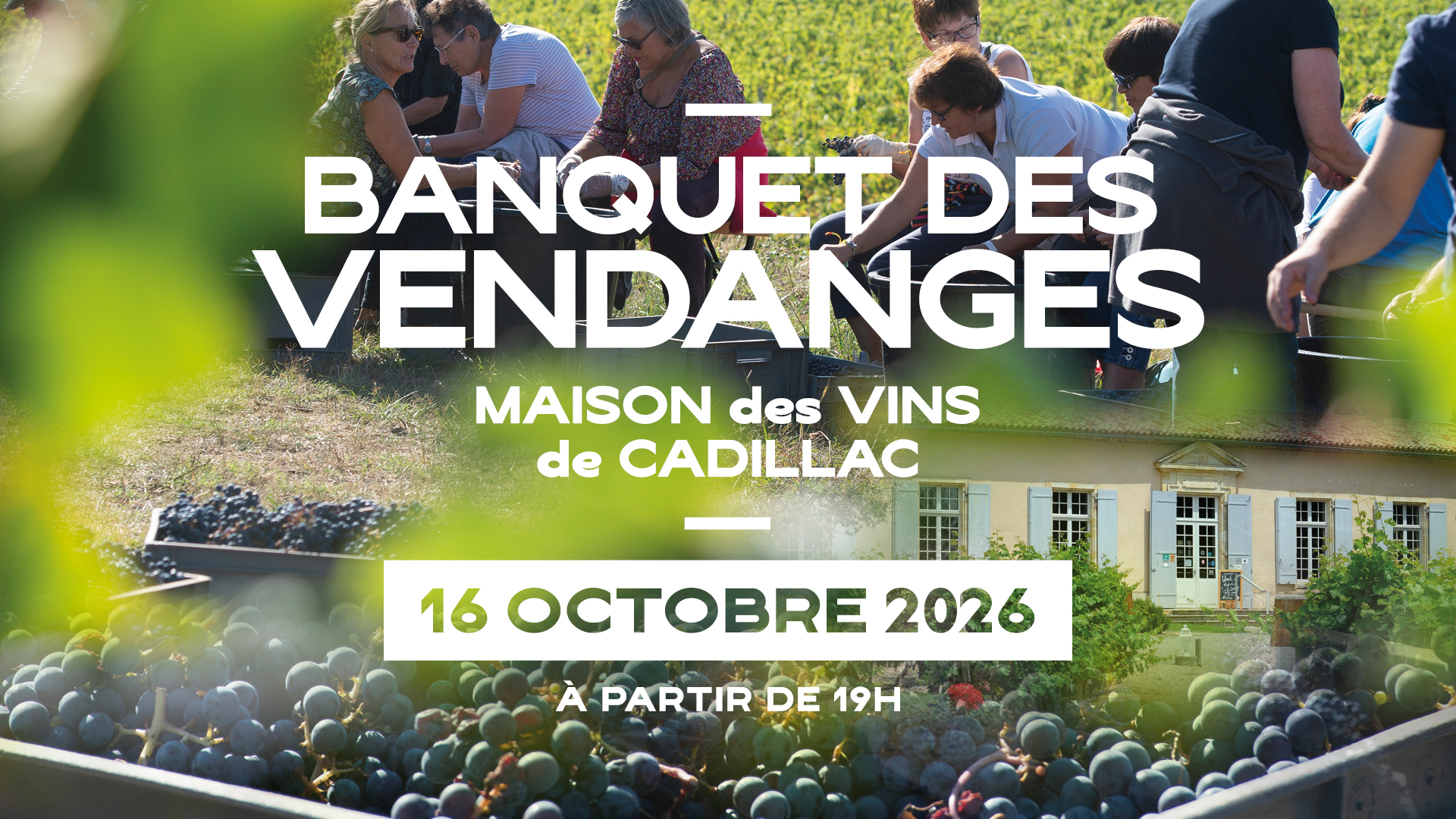 Banquet des vendanges en Entre-deux-Mers