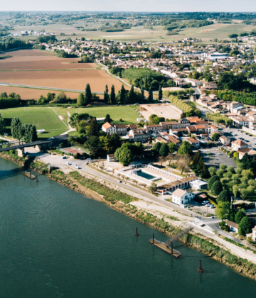 Cadillac vue aérienne