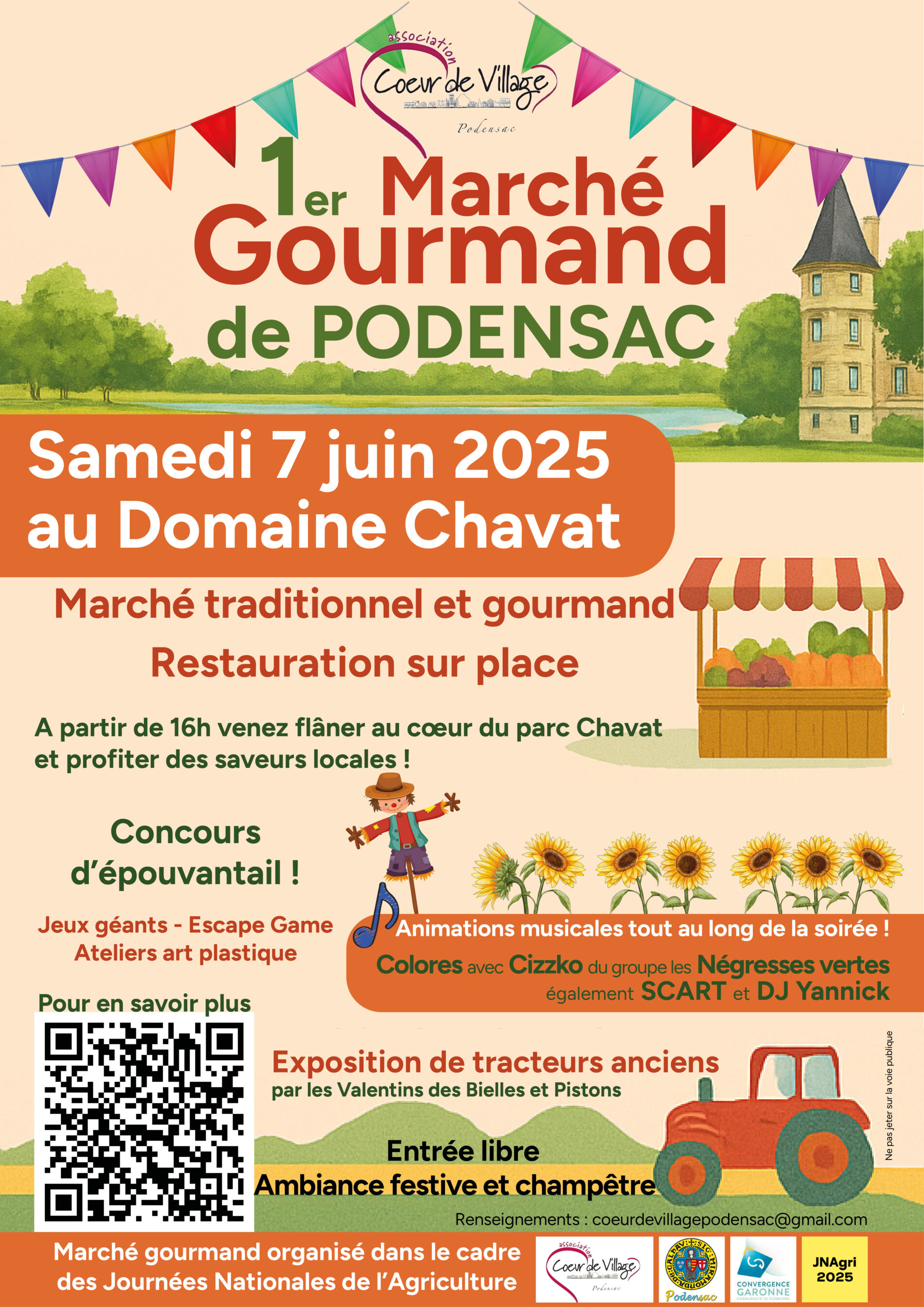 AFFICHE MARCHE GOURMAND