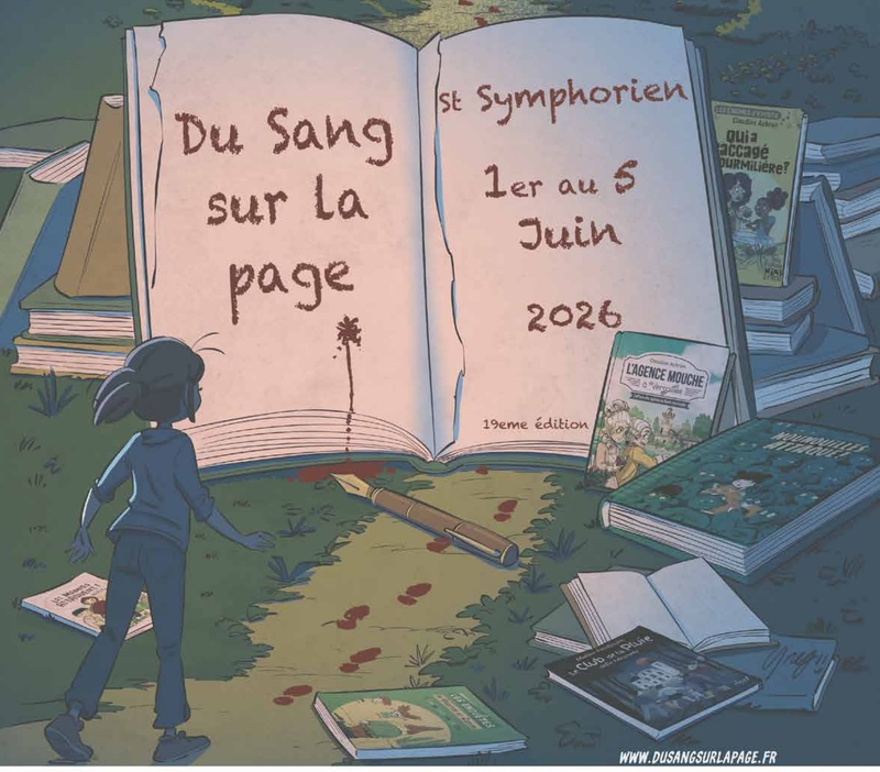 Salon du sang sur la page
