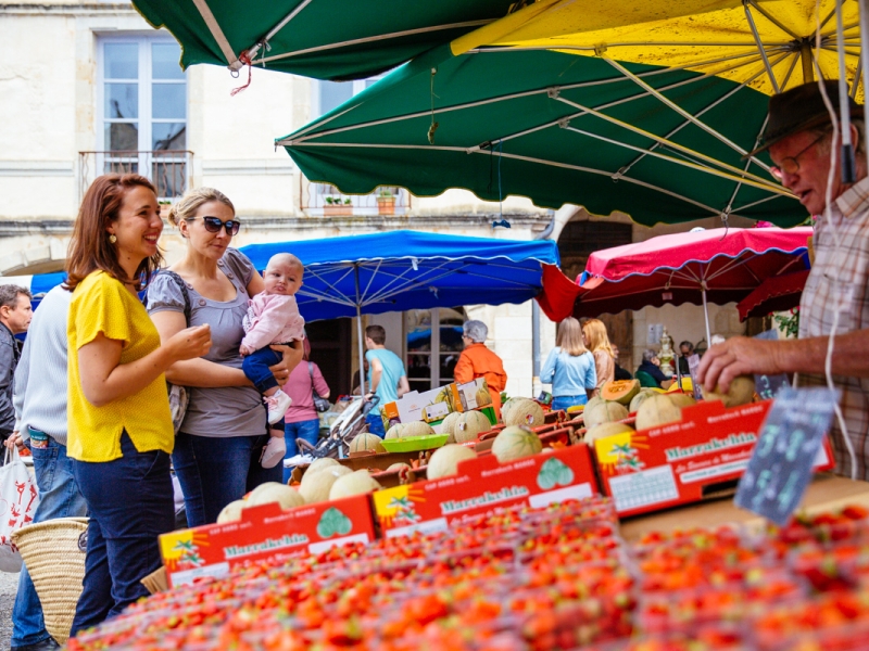 Bazas - marché1