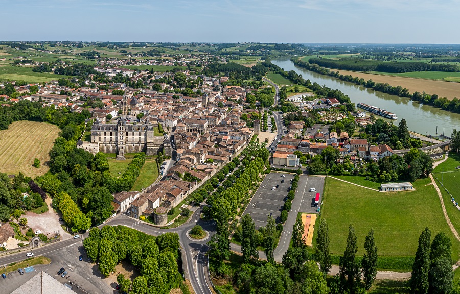 Cadillac vue aérienne