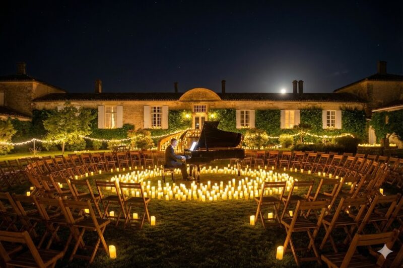 Concert aux chandelles de Château d'Arche