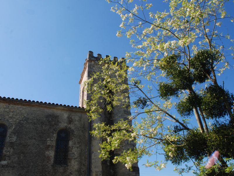 Cours les bains - église