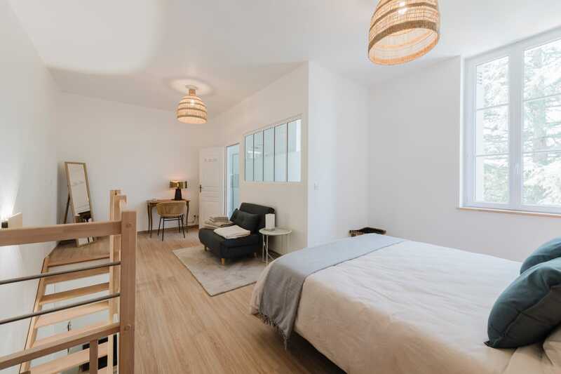 Domaine de Gingeau _ vignes blanches chambre