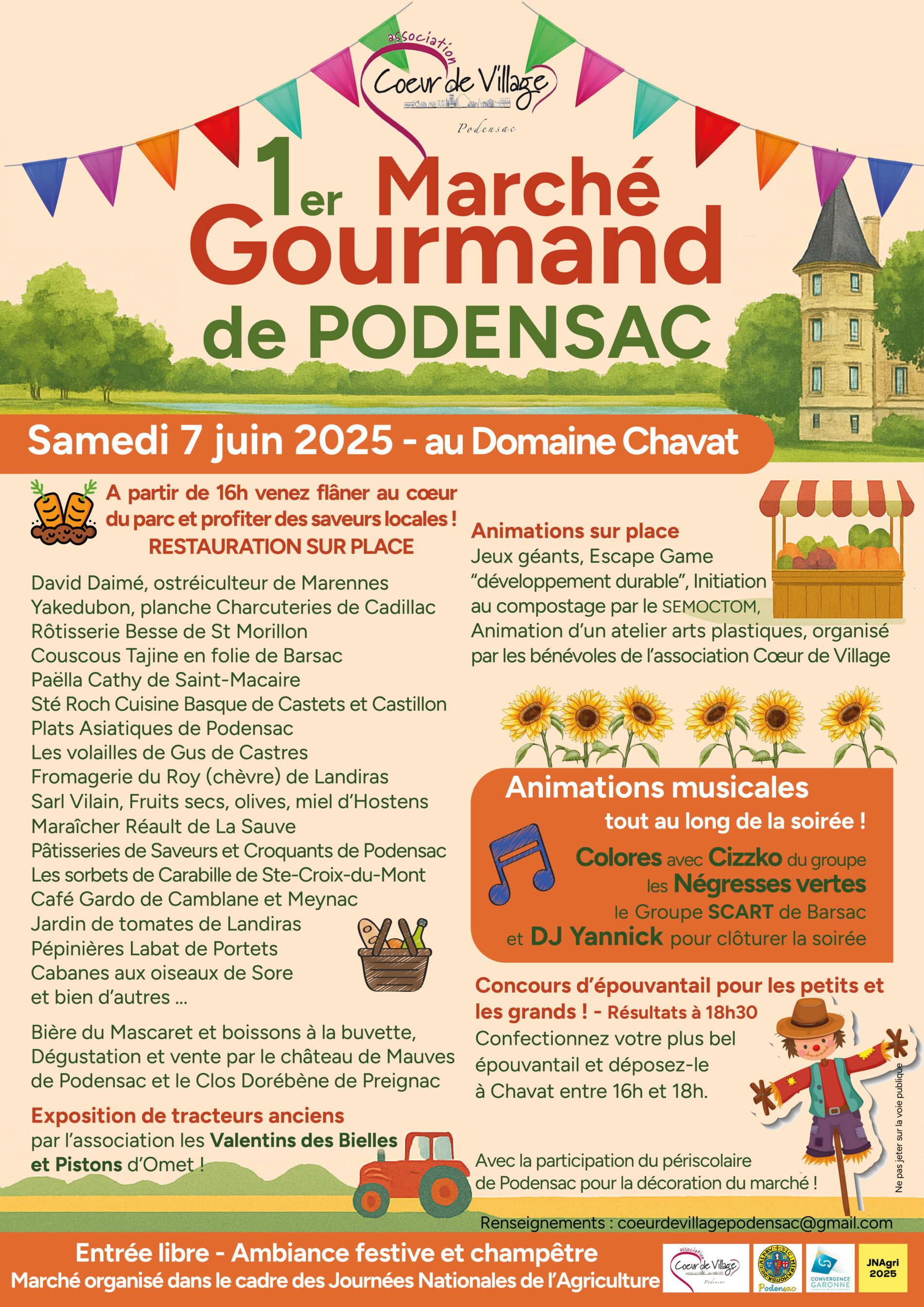 FLYERS MARCHE GOURMAND