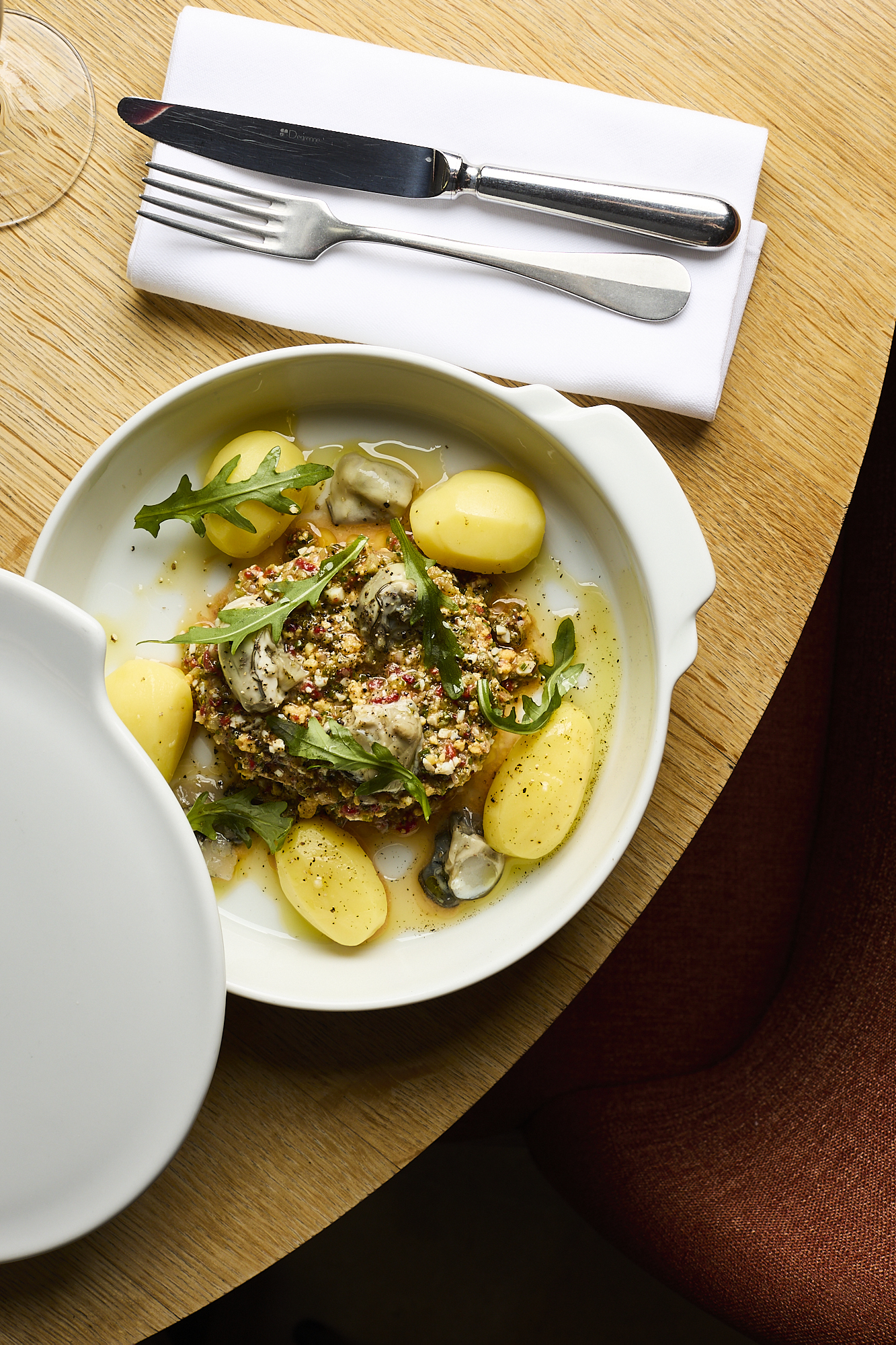 La Chapelle de Guiraud - Tête de veau sauce ravigote aux huitres
