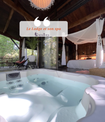 Le lodge et son spa - cabanes sud Gironde