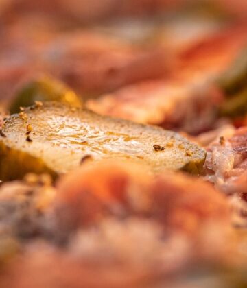 Repas jambon braisé