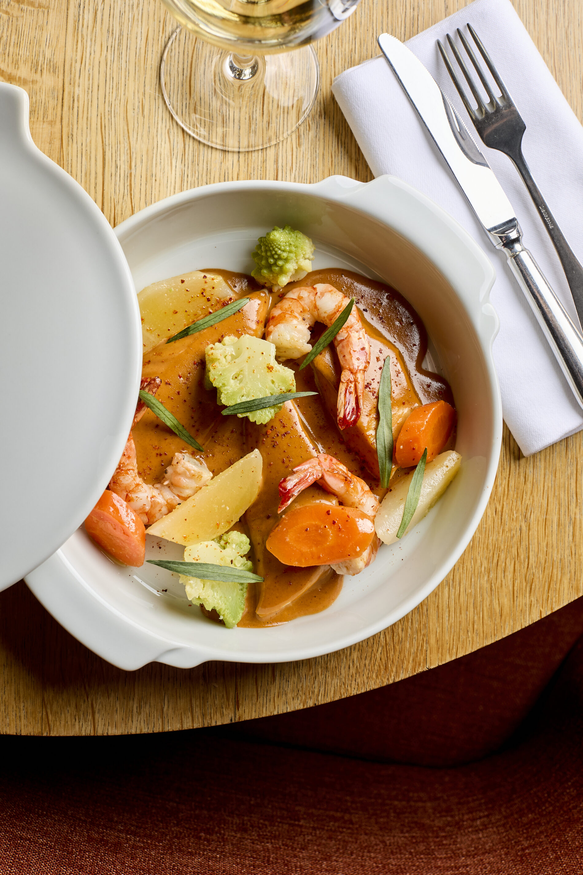 Restaurant La Chapelle de Guiraud - Cocotte du jour poisson