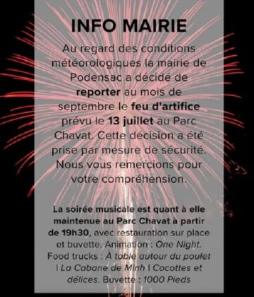 affiche podensac