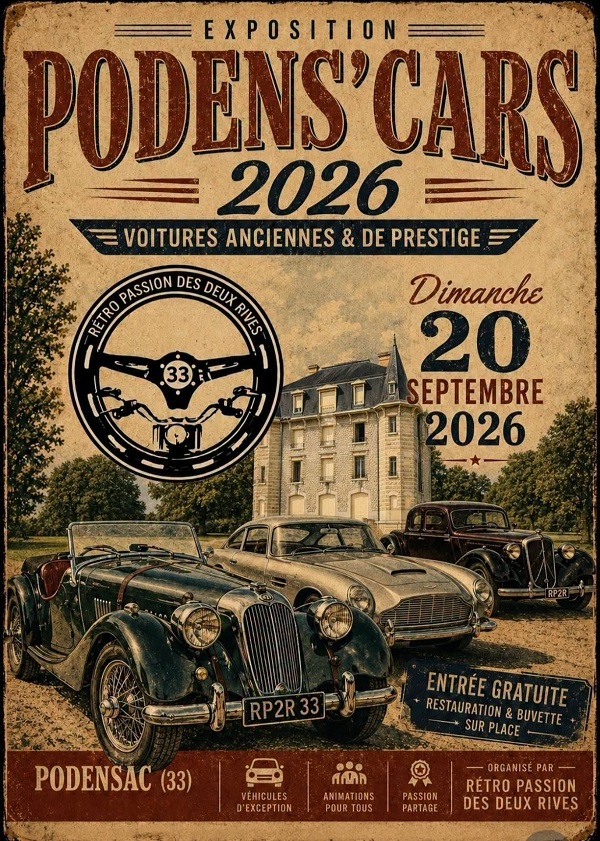 affiche Podens'cars