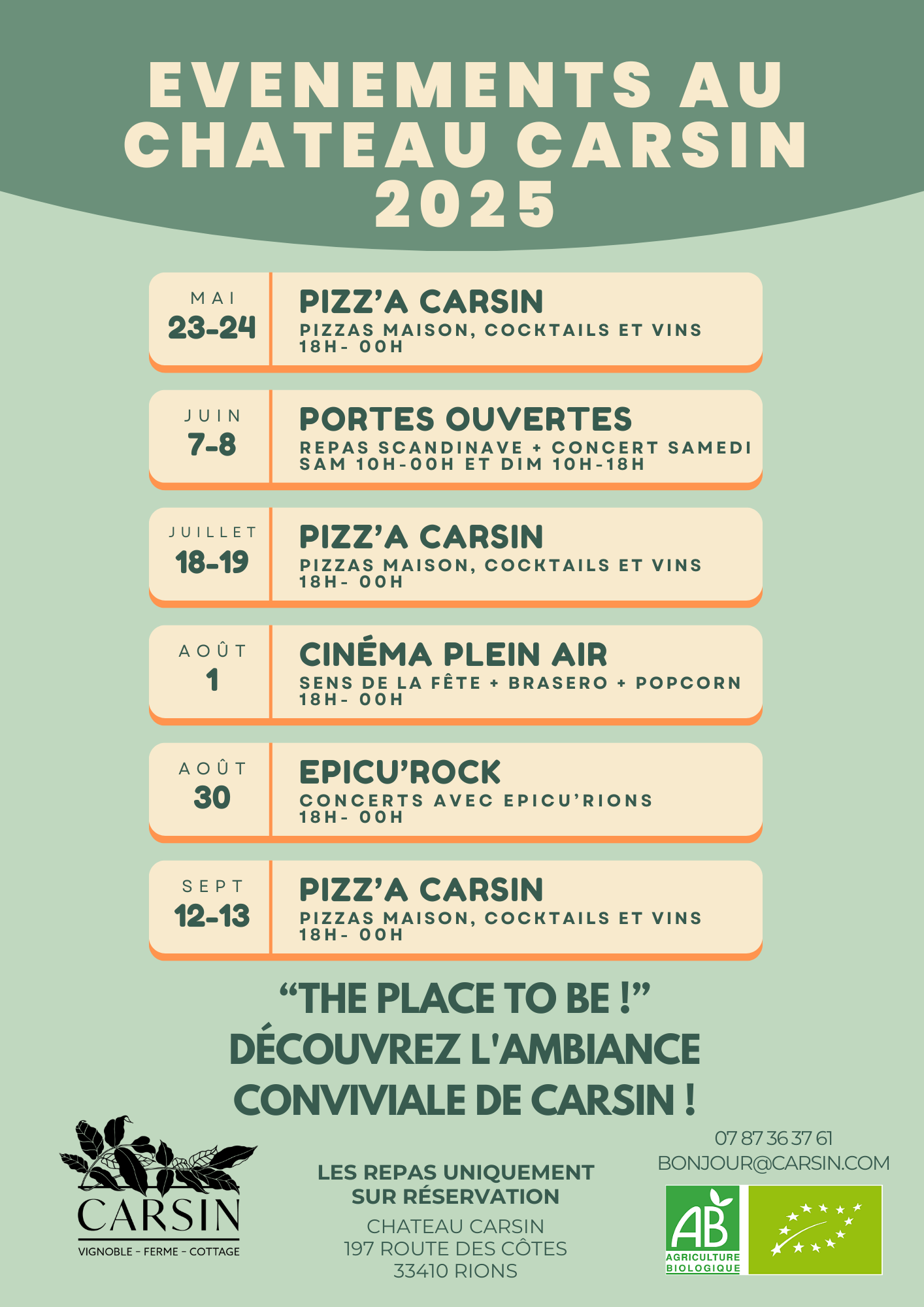 Pink Blue Illustration Upcoming Events Poster - 1