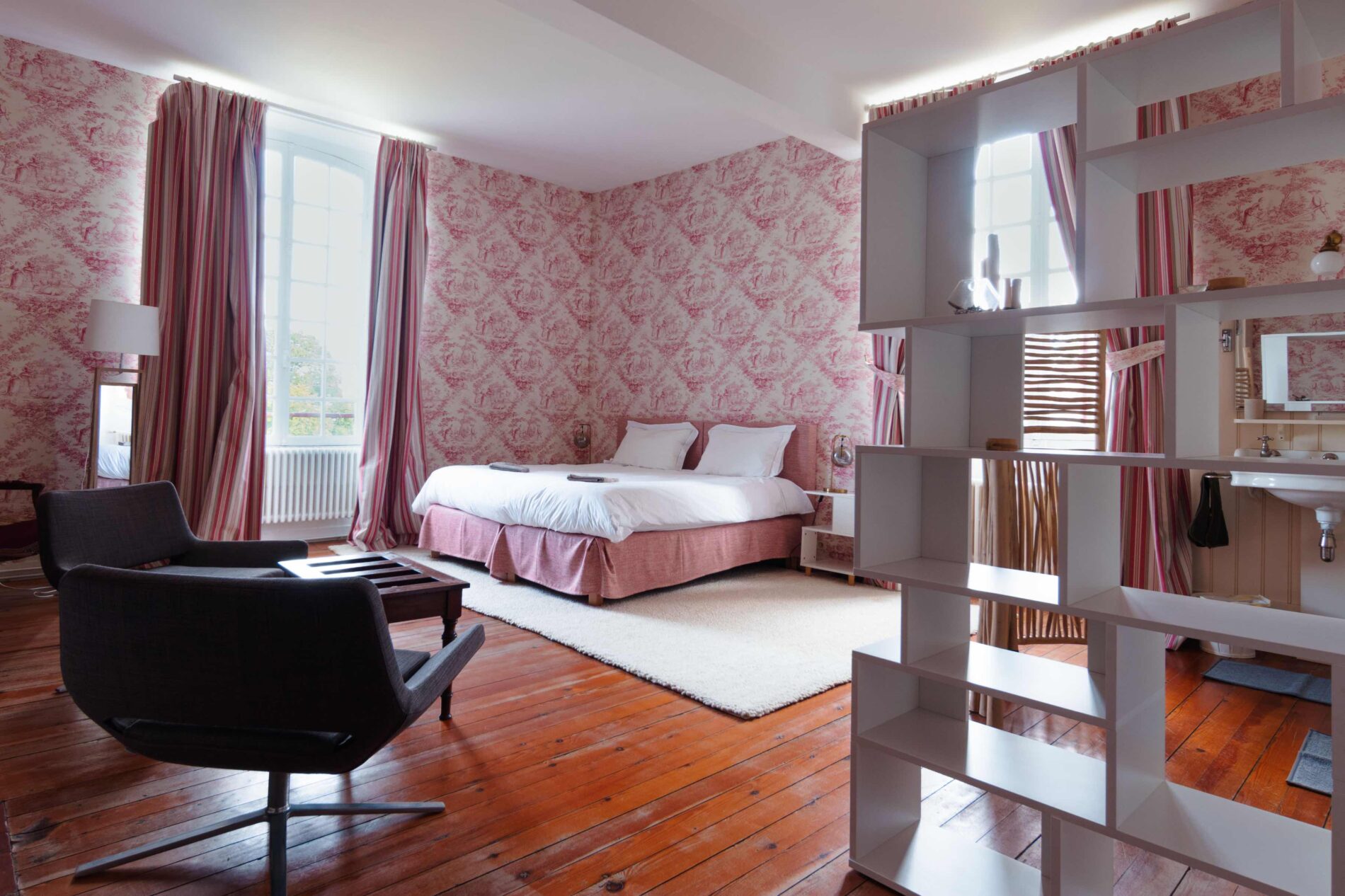 chambre rose