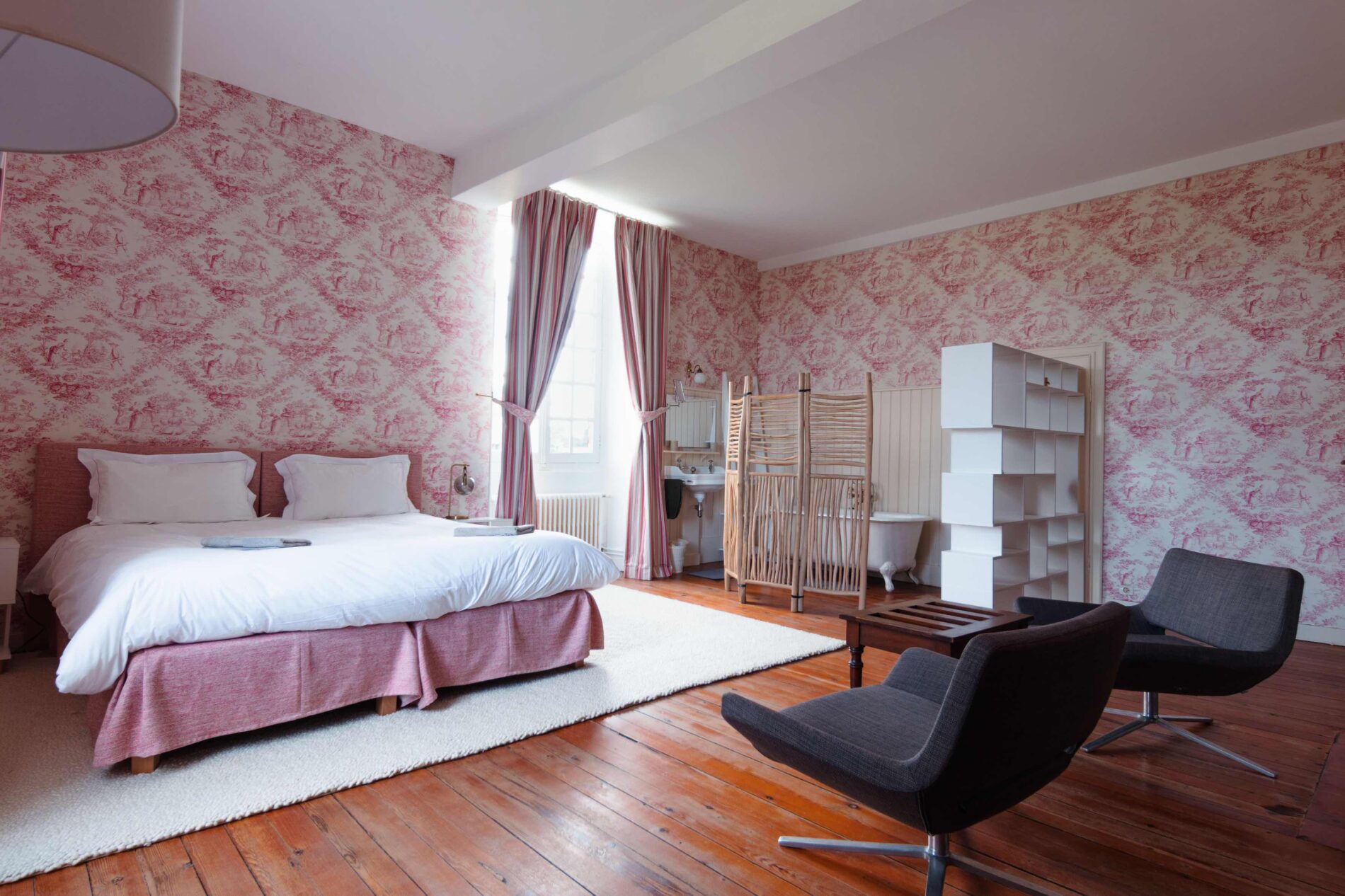 chambre rose