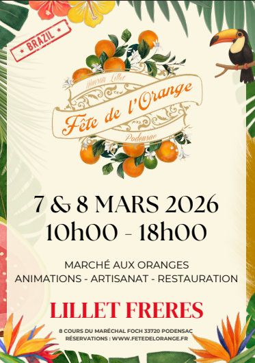 fete orange lillet brésil 2026