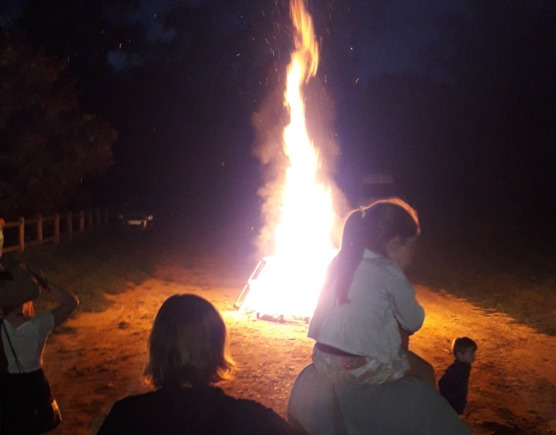 feu de la St-Jean à Toulenne
