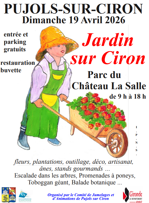 jardin sur ciron 2026