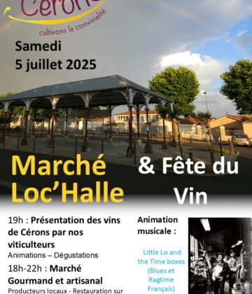 marché cérons 5 juillet