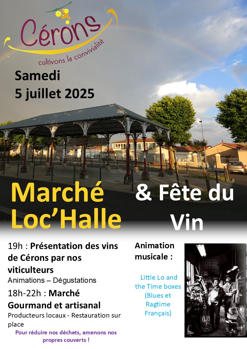 marché cérons 5 juillet