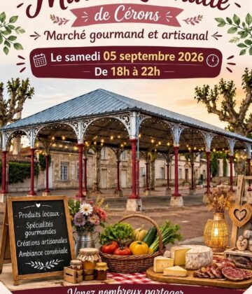 marché loc halle Cérons