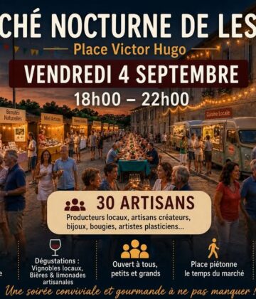 marché nocturne lestiac
