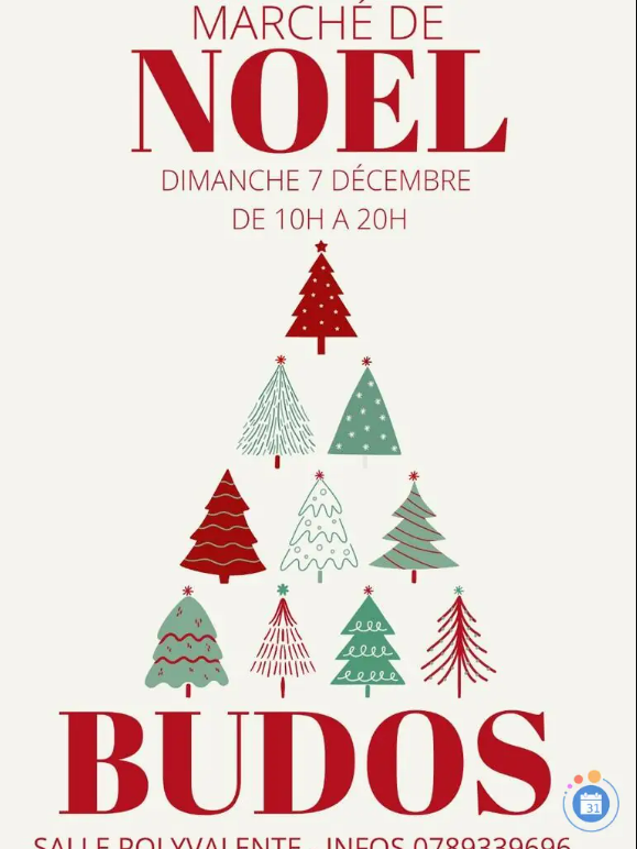 marché noel budos