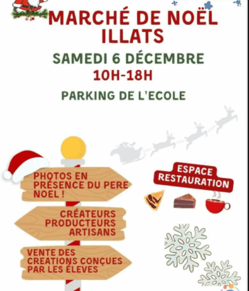 marché noel illats
